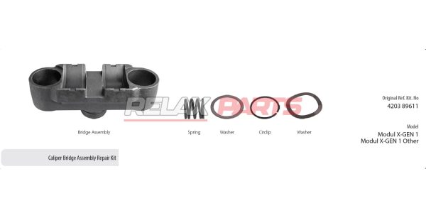 60901 - Caliper Bridge Assembly Repair Kit