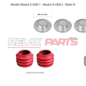 60917 - Caliper Boots & Cap Repair Kit