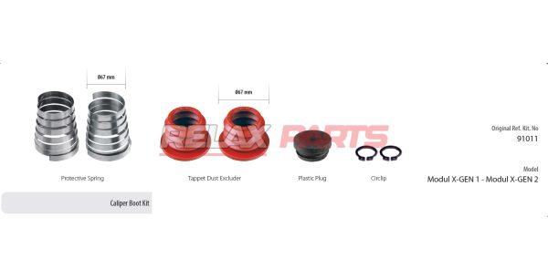 60919 - Caliper Boot Kit