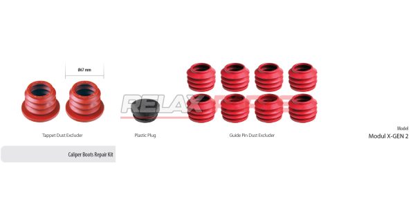 60920 - CALIPER BOOTS REPAIR KIT HALDEX CALIPER