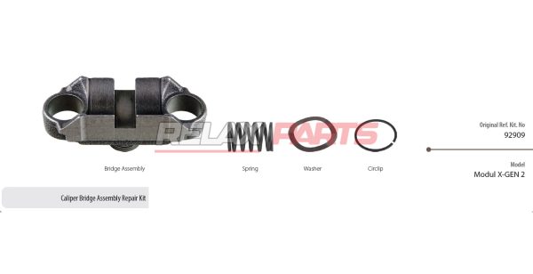 60922 - Caliper Bridge Assembly Repair Kit
