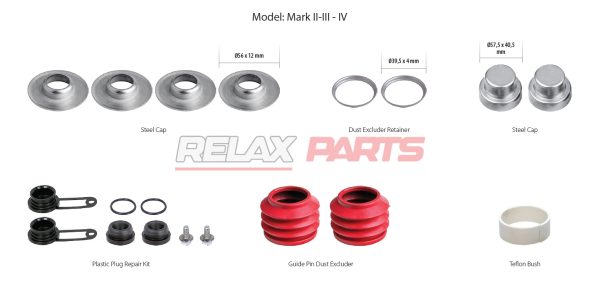 60945 - Caliper Boot & Plug Repair Kit