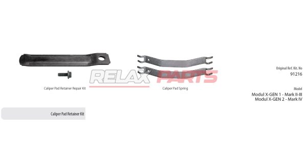 60955 - Caliper Pad Retainer Kit