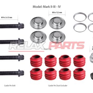 60970 - Caliper Guides & Seals Repair Kit