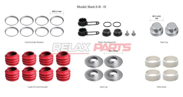 60972 - Caliper Boot & Plug Repair Kit