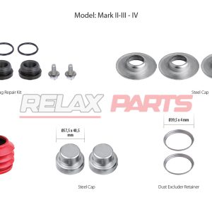 60973 - CALIPER BOOT & PLUG REPAIR KIT 89723 HALDEX