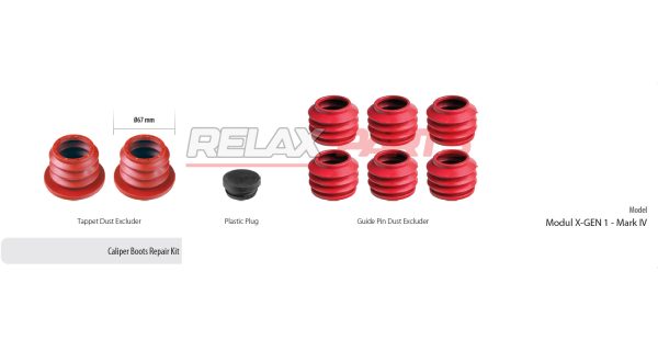 60976 - CALIPER BOOTS REPAIR KIT HALDEX CALIPER