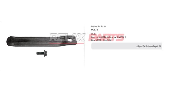 60993 - Caliper Pad Retainer Repair Kit