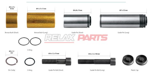 61005 - Caliper Guides Repair Kit