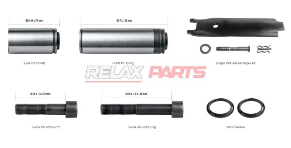 61007 - Caliper Guides Repair Kit