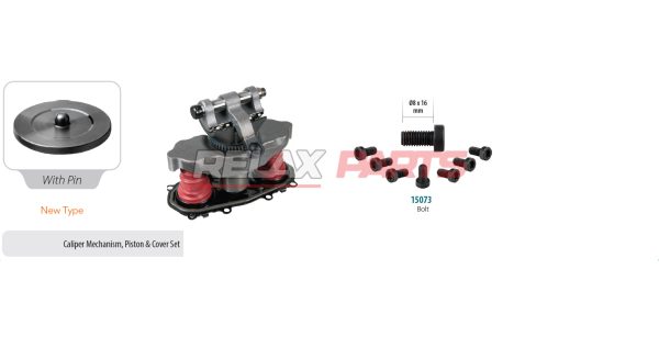 61014 - Caliper Mechanism, Piston & Cover Set