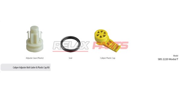 61054 - Caliper Adjuster Bolt Gaiter & Plastic Cap Kit