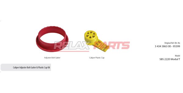 61056 - CALIPER ADJUSTER BOLT GAITER & PLASTIC CAP CIT 3434386300