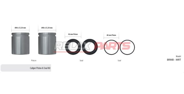 61126 - Caliper Piston & Seal Kit