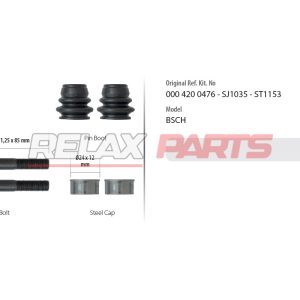 61152 - CALIPER PIN REPAIR KIT 0004200476