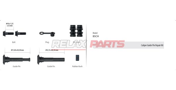 61160 - Caliper Guide Pin Repair Kit