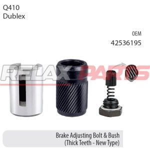 61198 - Brake Adjusting Bolt & Bush (Thick Teeth – New Type)