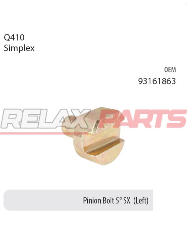 61255 - Pinion Bolt 5° SX (Left)