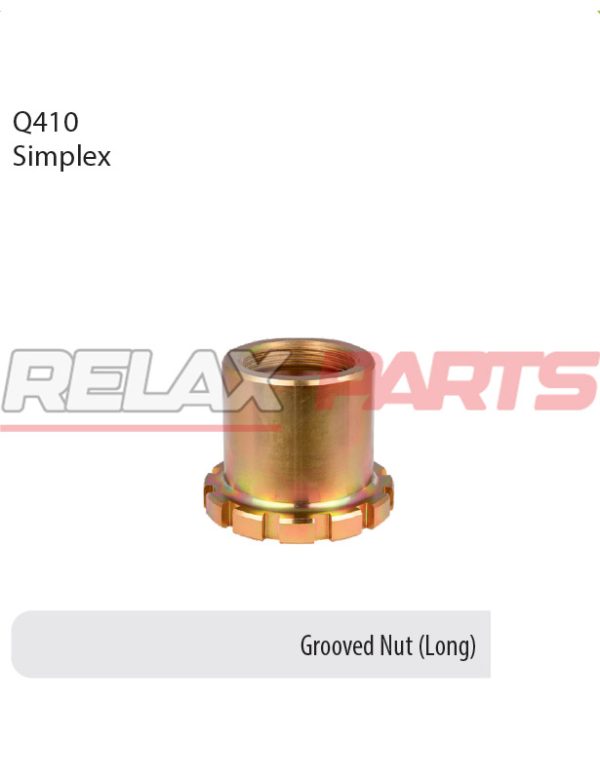 61261 - GROOVED NUT IVECO Q410 SIMPLEX