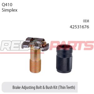 61270 - Brake Adjusting Bolt & Bush Kit (Thin Teeth)