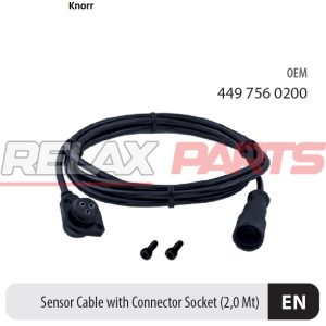 61279 - Sensor Cable with Connector Socket (2,0 Mt)