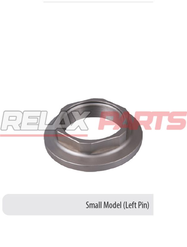 61361 - AXLE NUT SMALL MODEL LEFT PIN