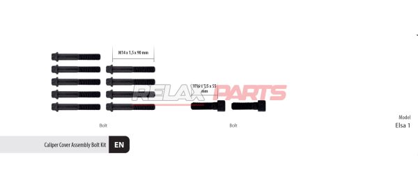 61363 - Caliper Cover Assembly Bolt Kit